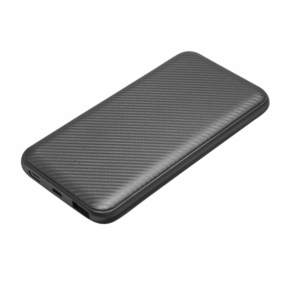 Внешний аккумулятор Carbon PB, 10000 mah, графитовый