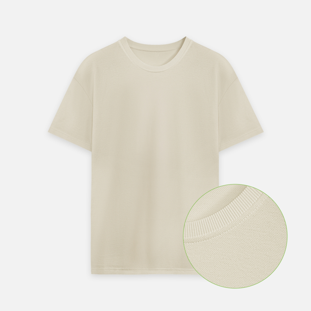 Футболка унисекс премиум Аура (Aura), 100% хлопок 200гр. бежевый, размер XL/2XL