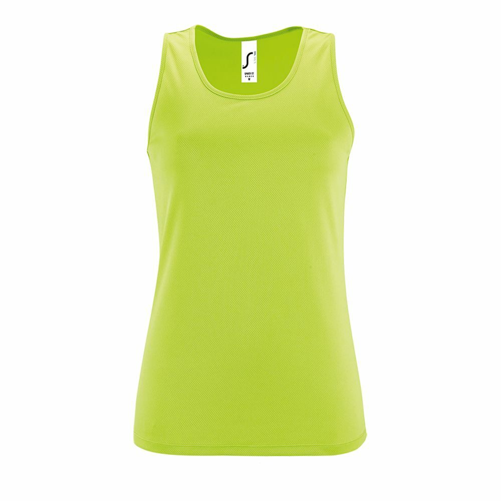 Майка женская SPORTY TT WOMEN, зеленое яблоко