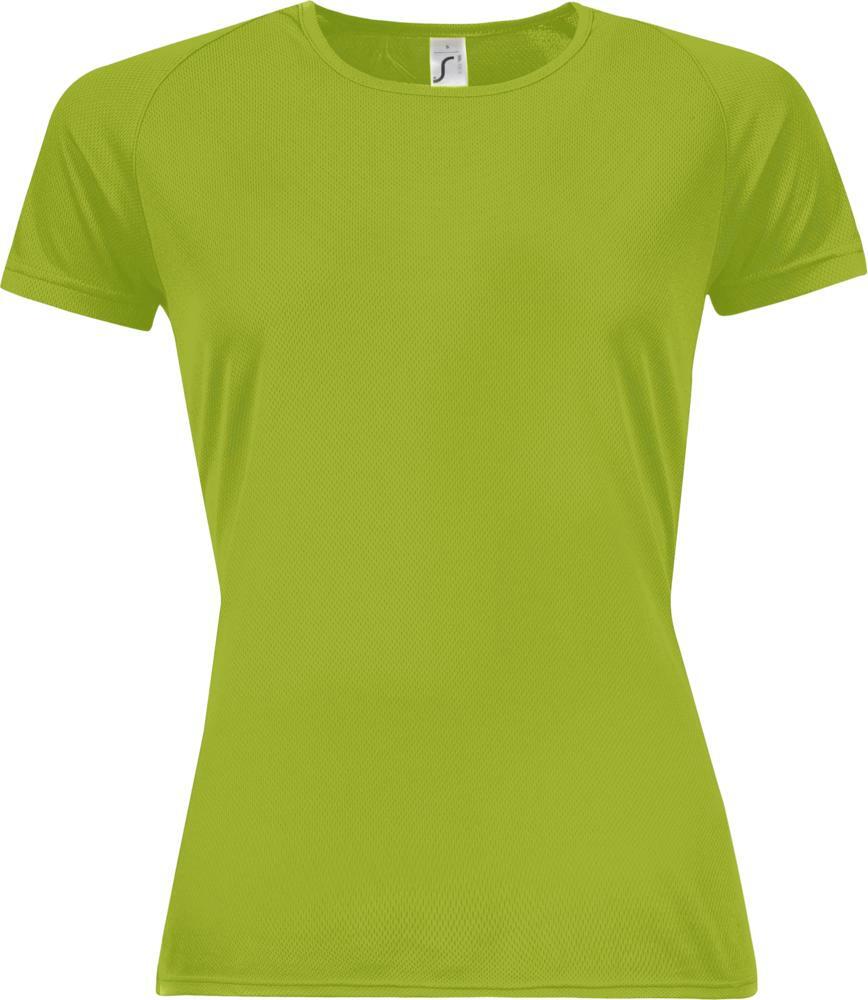 Футболка женская SPORTY WOMEN 140, зеленое яблоко