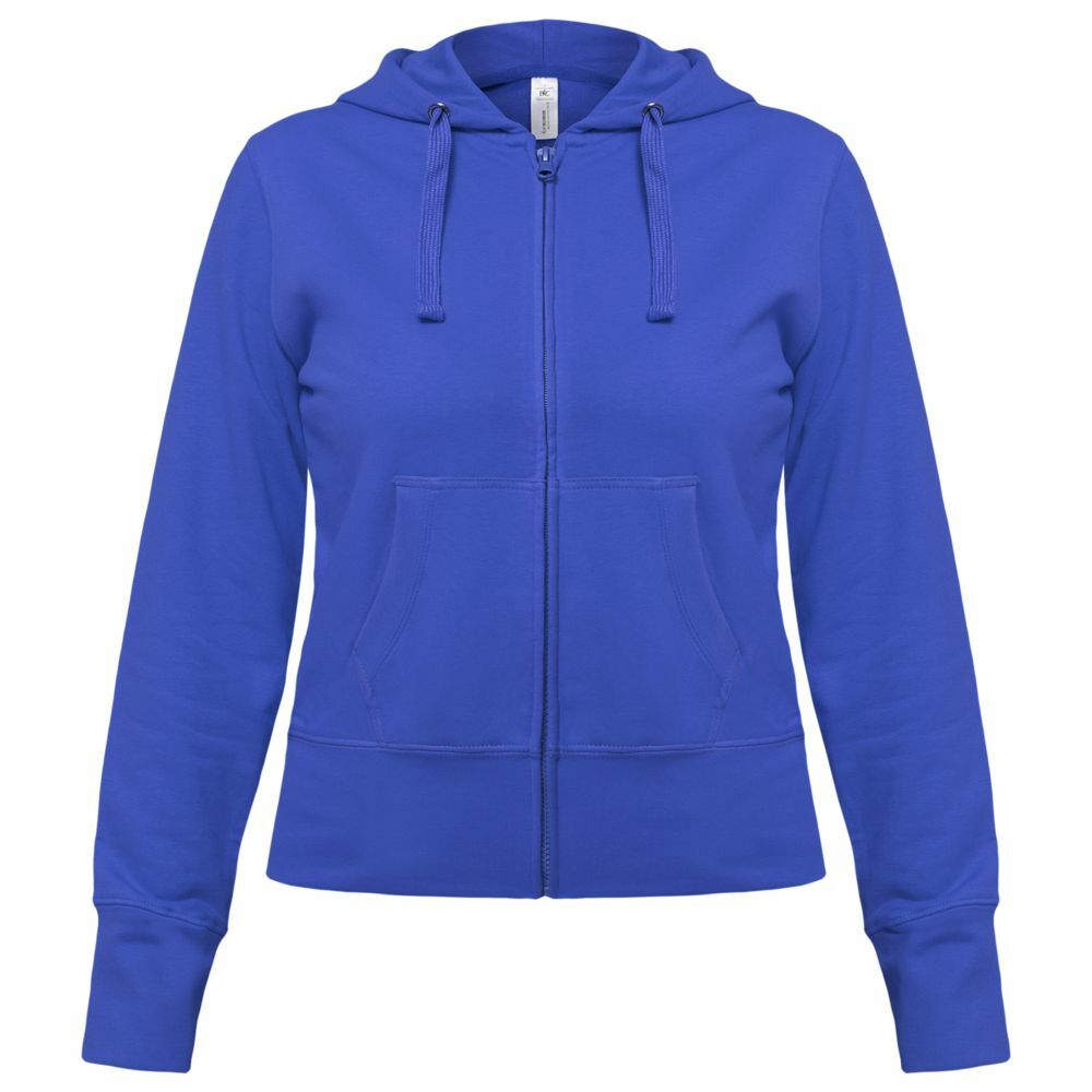 Толстовка женская Hooded Full Zip ярко-синяя