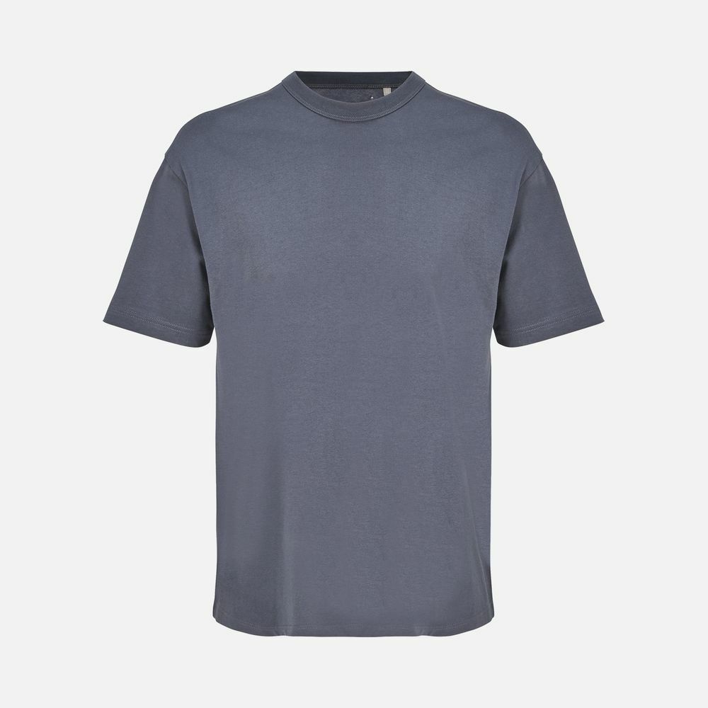 Футболка оверсайз мужская Boxy Men, темно-серая (графит)