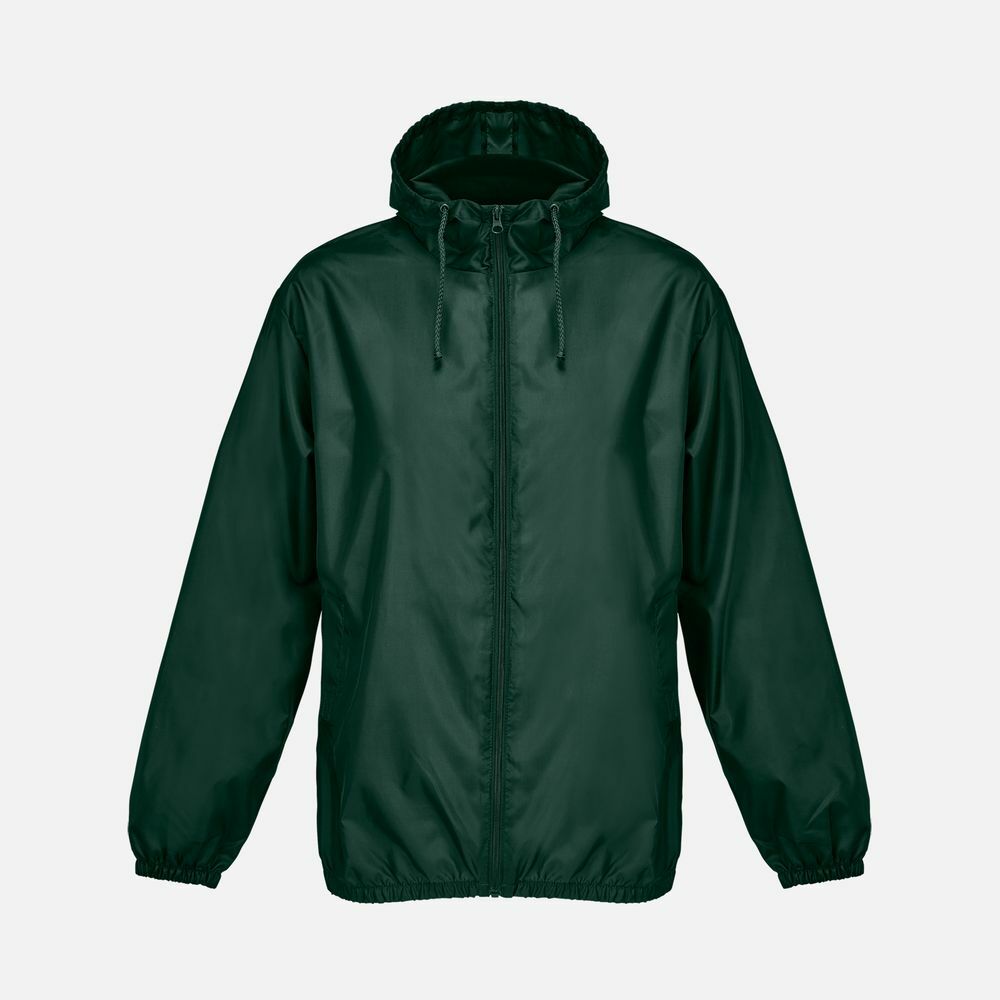 Ветровка унисекс Shield, темно-зеленая