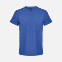 Футболка унисекс Regent с V-образным вырезом, ярко-синяя (royal)