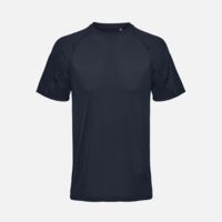 Футболка спортивная унисекс Vortex, темно-синяя