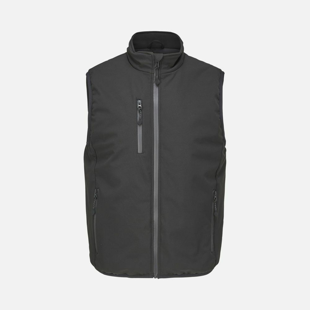 Жилет софтшелл унисекс Falcon BW, черный