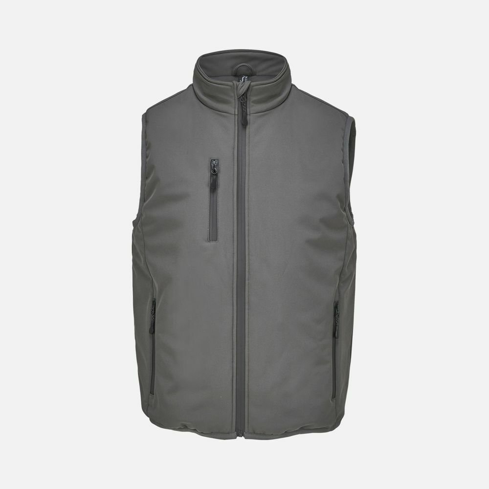 Жилет софтшелл унисекс Falcon BW, темно-серый