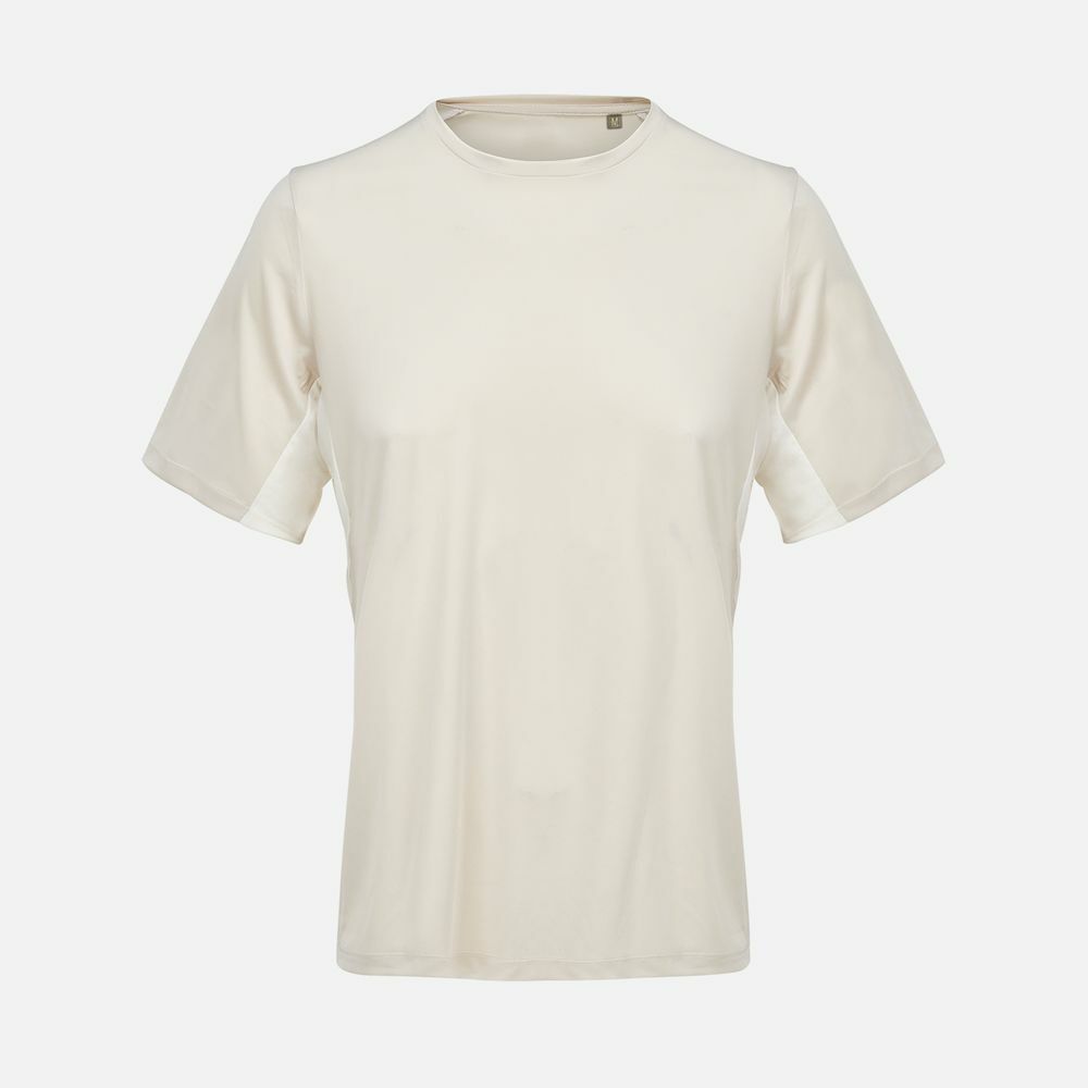 Футболка спортивная унисекс Storm, бежевая (льняная)