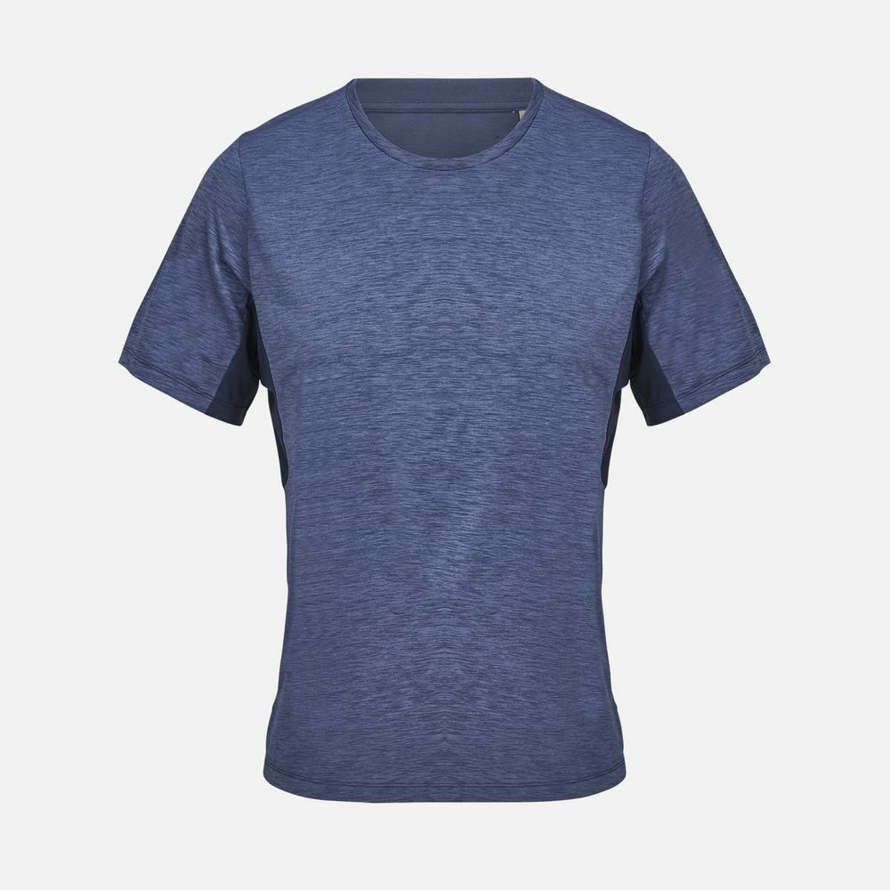 Футболка спортивная унисекс Storm, темно-синий меланж