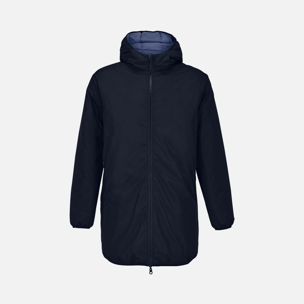 Куртка-парка унисекс Reverse, темно-синяя