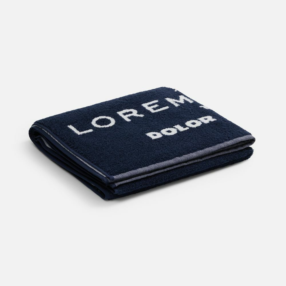 Полотенце на заказ Surpass с пестротканым логотипом, большое