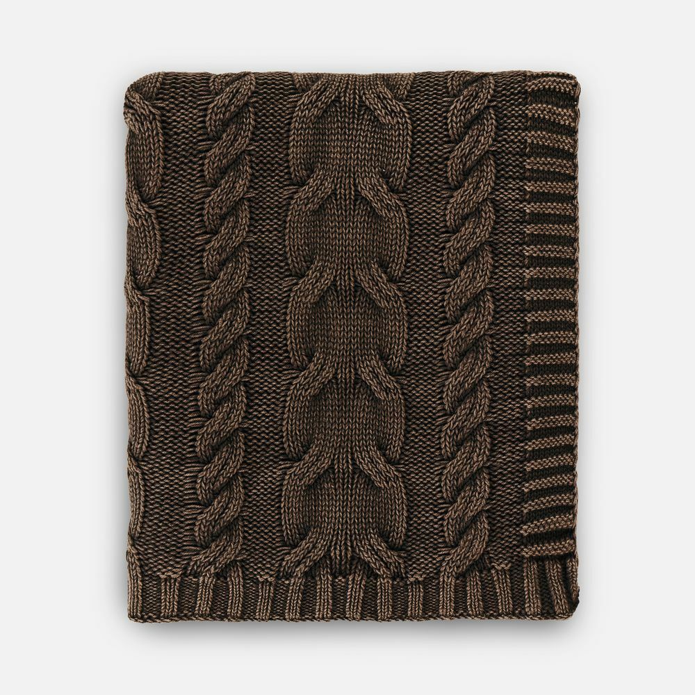 Плед Hygge, коричневый