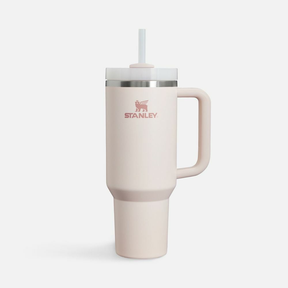 Термокружка Quencher H2.0 1180 с трубочкой, розовая