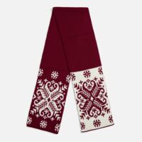 Шарф Wintertude M, красный с белым