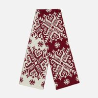 Шарф Wintertude L, красный с белым