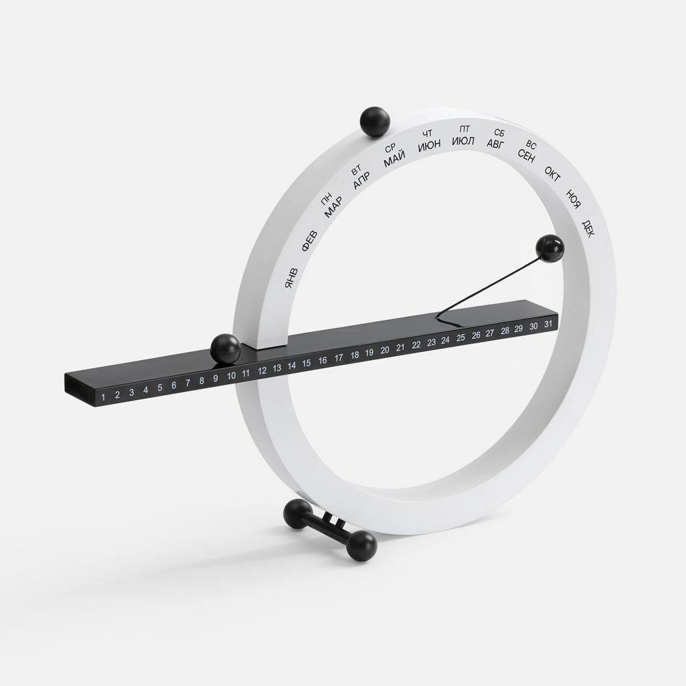 Вечный календарь Continuum, белый