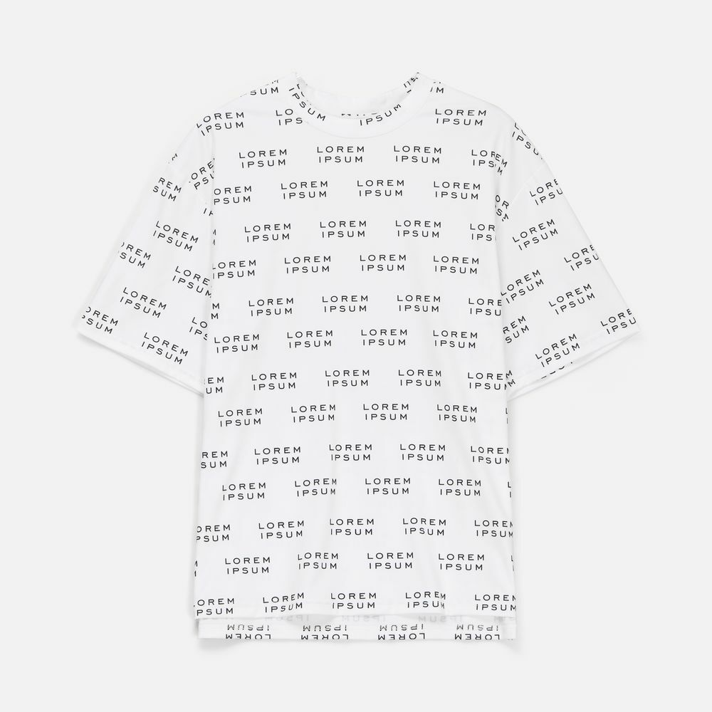 Футболка унисекс Senti с полной запечаткой на заказ