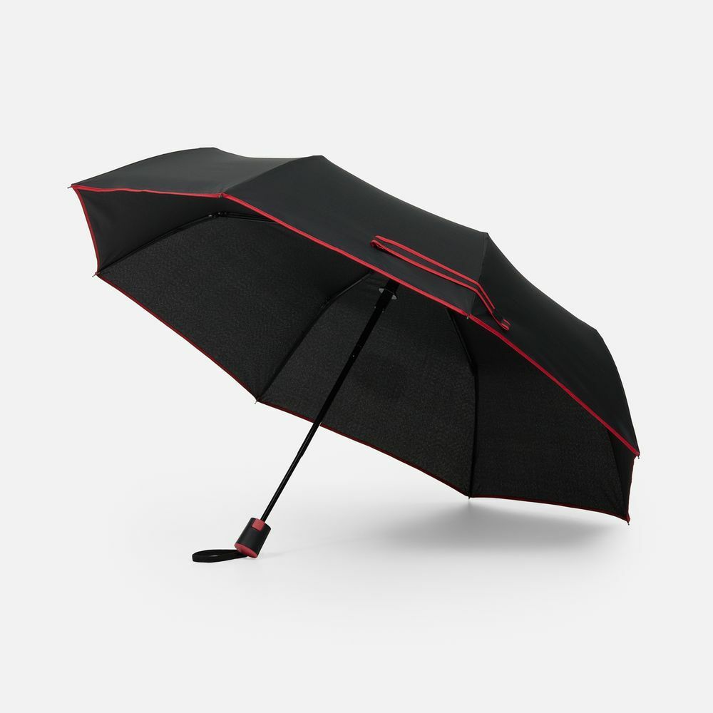 Зонт складной Edgeline, красный