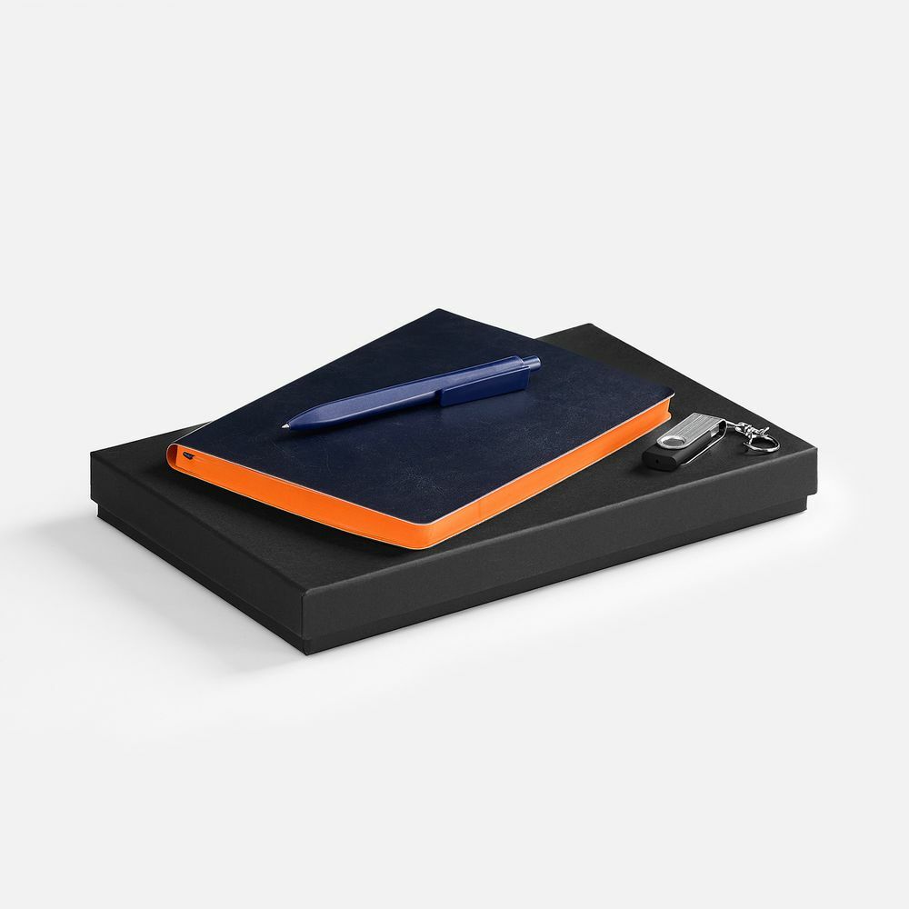 Набор Doppio Memory, синий с оранжевым