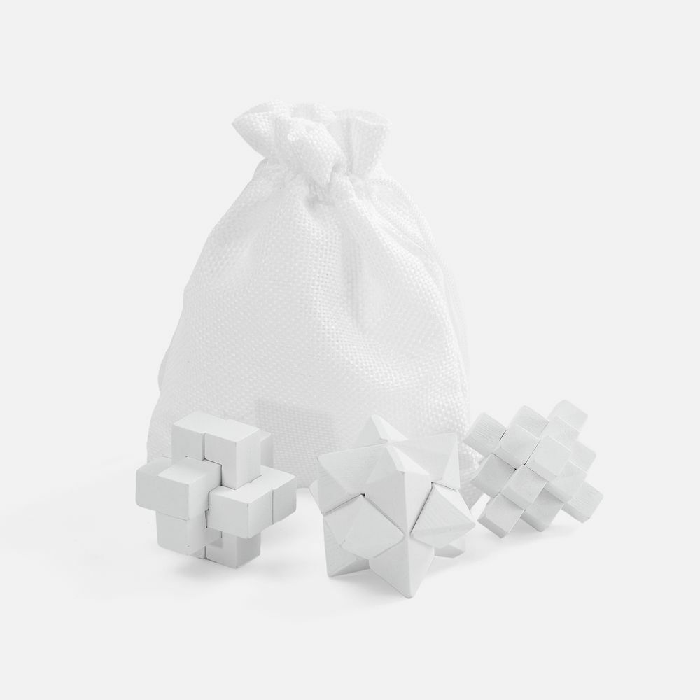 Набор из 3 головоломок Tickler Arcade, белый