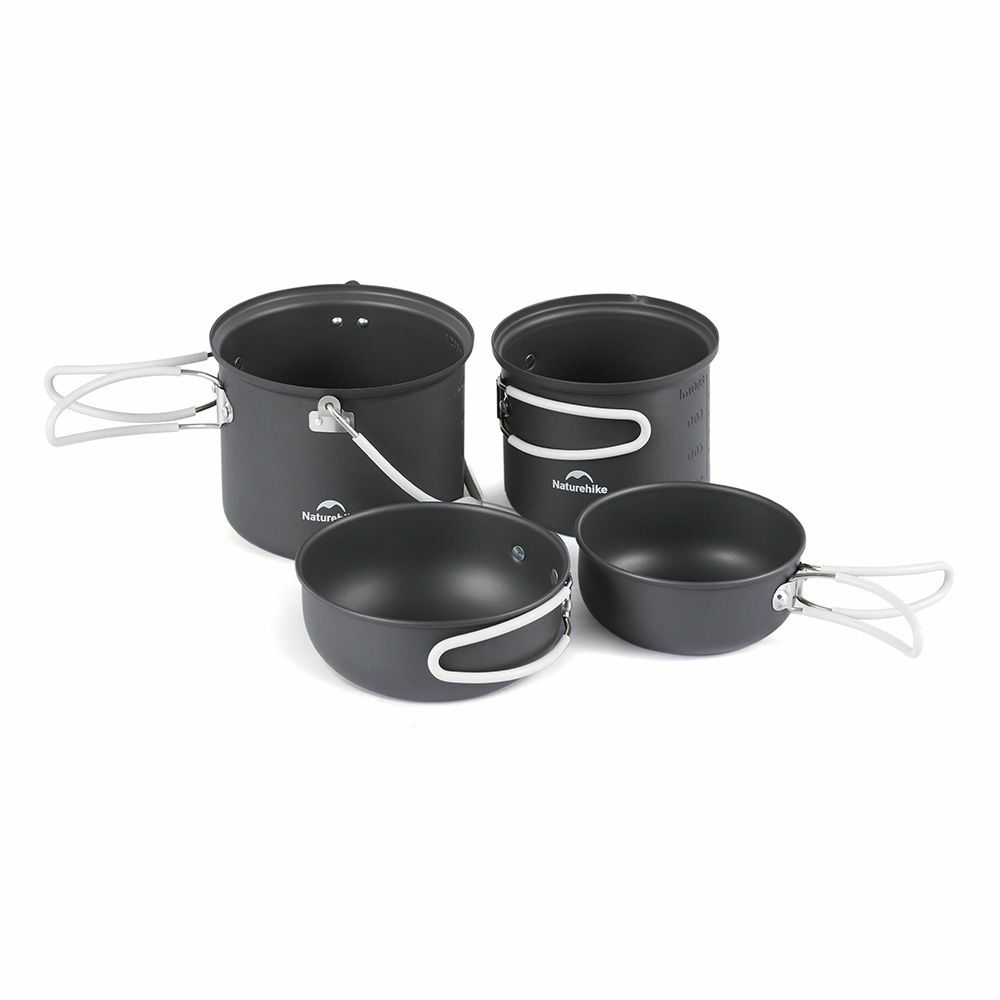 Набор посуды Naturehike NH18T018-G, серый