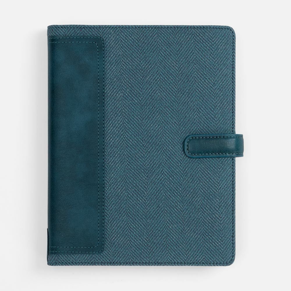Ежедневник-органайзер Twill, недатированный, синий