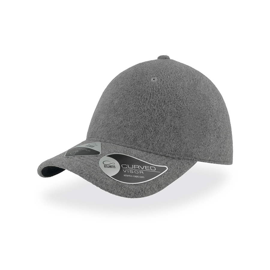 Бейсболка &quot;Uni-Cap Polarfleece&quot;, без панелей и швов, серый, 100% полиэстер  270 г/м2