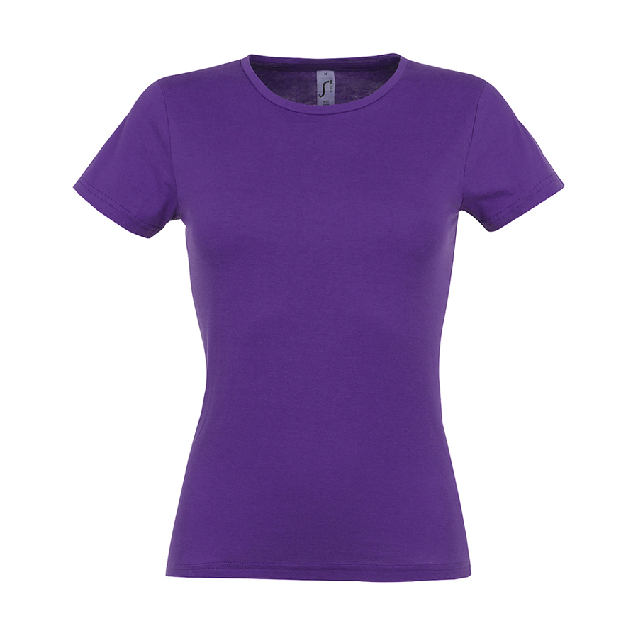 Футболка &quot;Miss&quot;,  темно-пурпурный_2XL, 100% хлопок, 150 г/м2