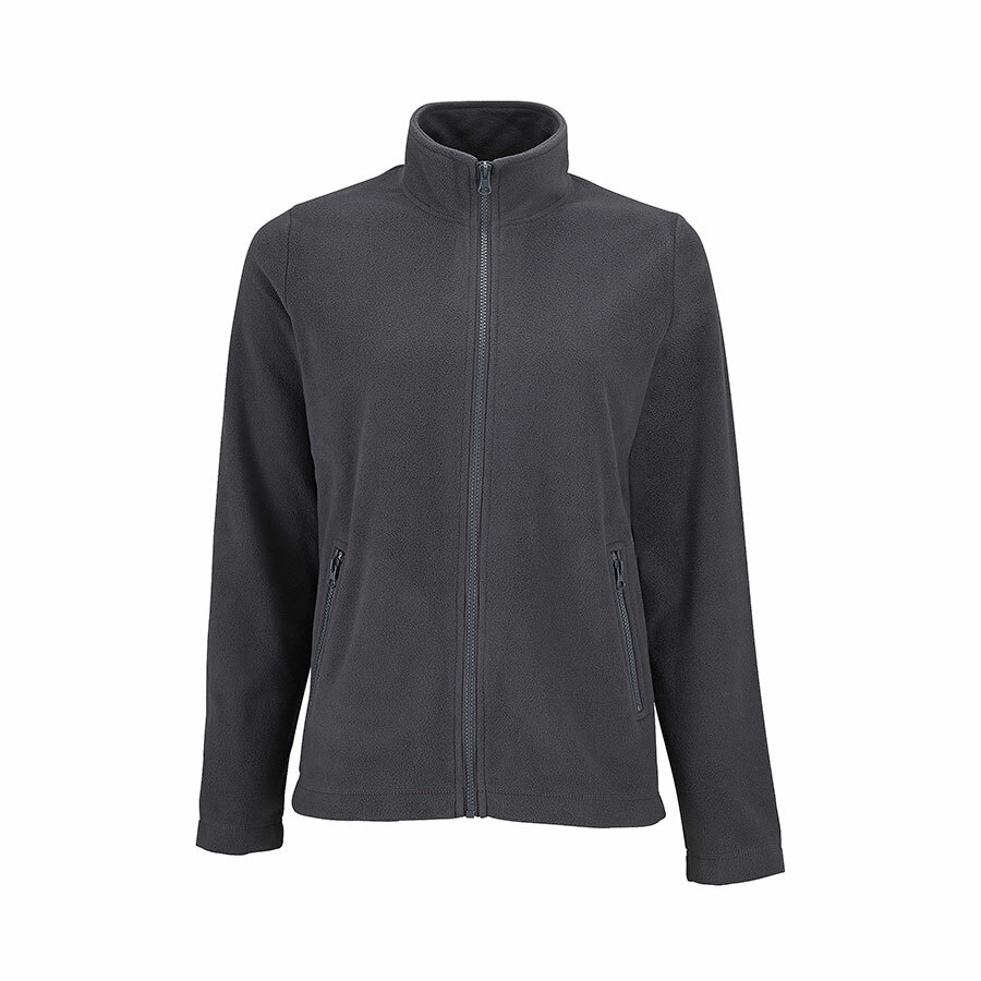 Толстовка на молнии &quot;Norman Women&quot;, темно-серый_2XL, 100% п/э, 220 г/м2