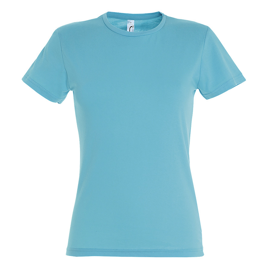 Футболка женская MISS, бирюзовый, XXL, 100% хлопок, 150 г/м2