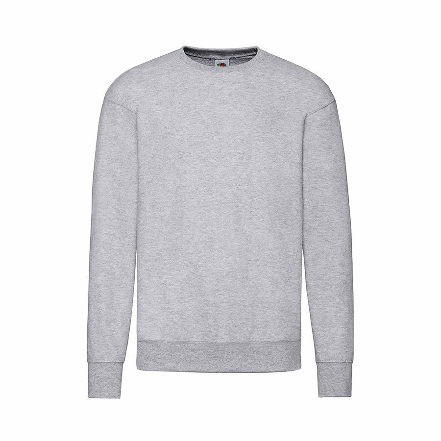 Свитшот без начеса &quot;Lightweight Set-in Sweat&quot;, серый, M, 80% х/б 20% полиэстер, 240 г/м2