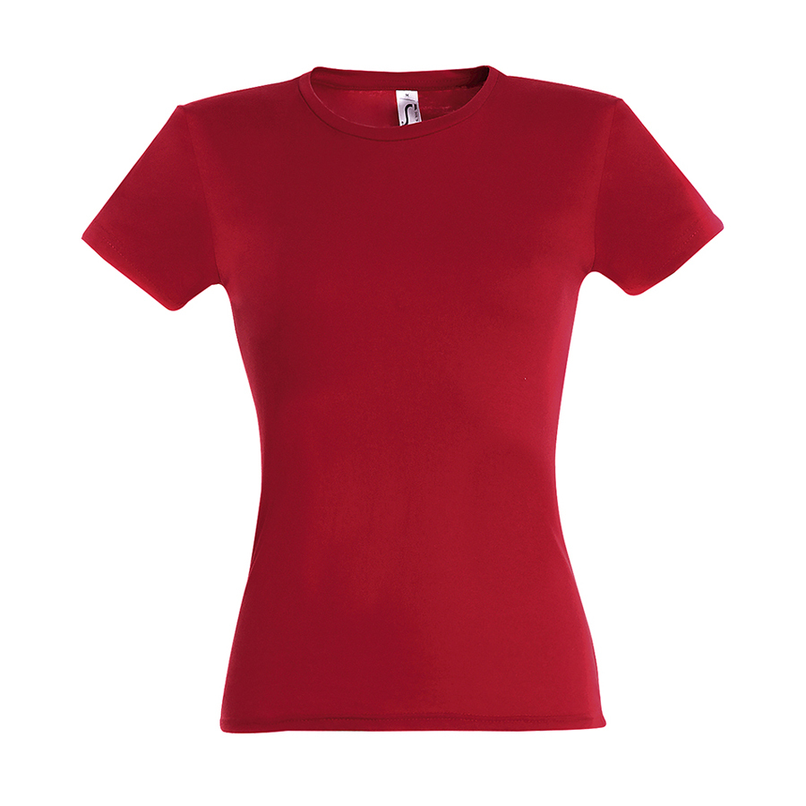 Футболка &quot;Miss&quot;, красный_XL, 100% х/б, 150 г/м2