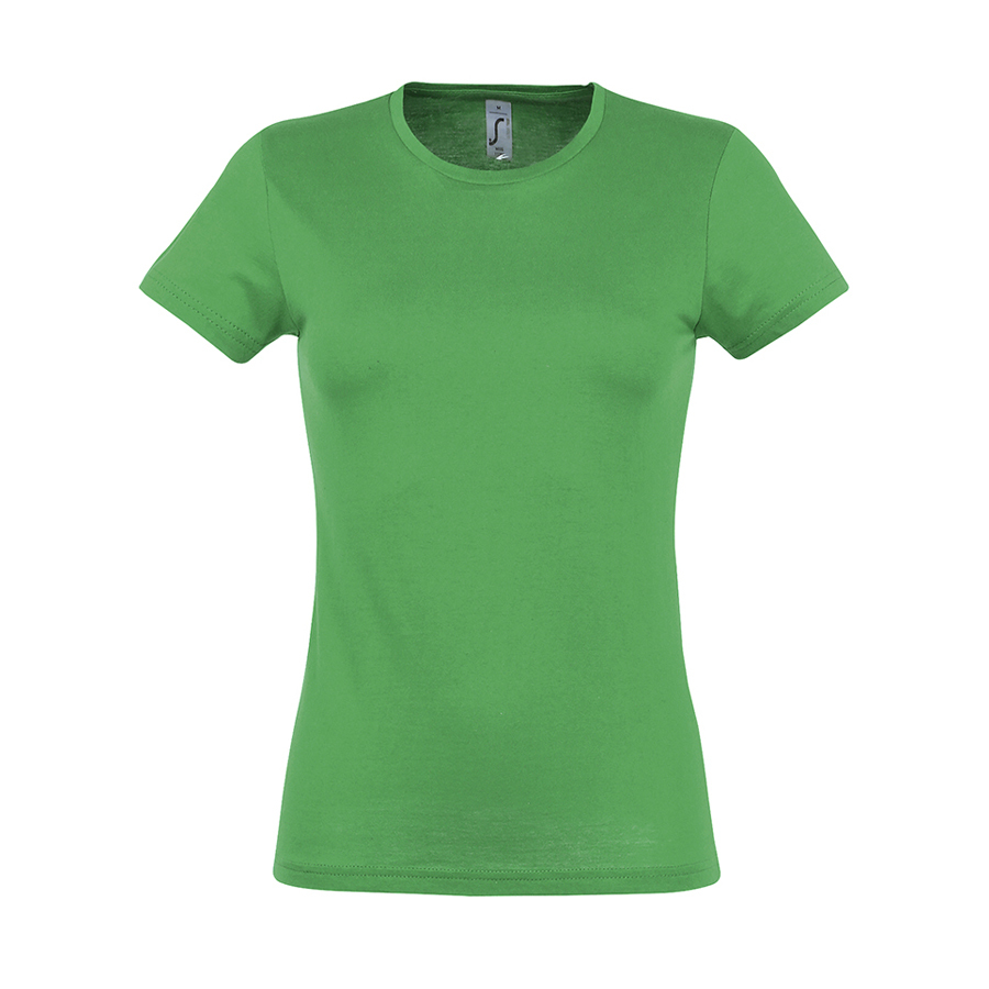 Футболка &quot;Miss&quot;, ярко-зеленый_2XL, 100% х/б, 150 г/м2