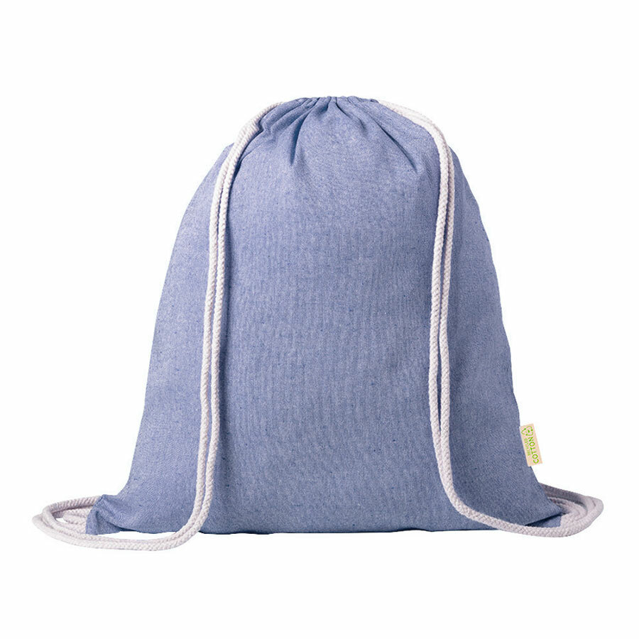 Рюкзак &quot;Konim&quot;, синий, 42x38 см, 100% переработанный хлопок, 120 г/м2