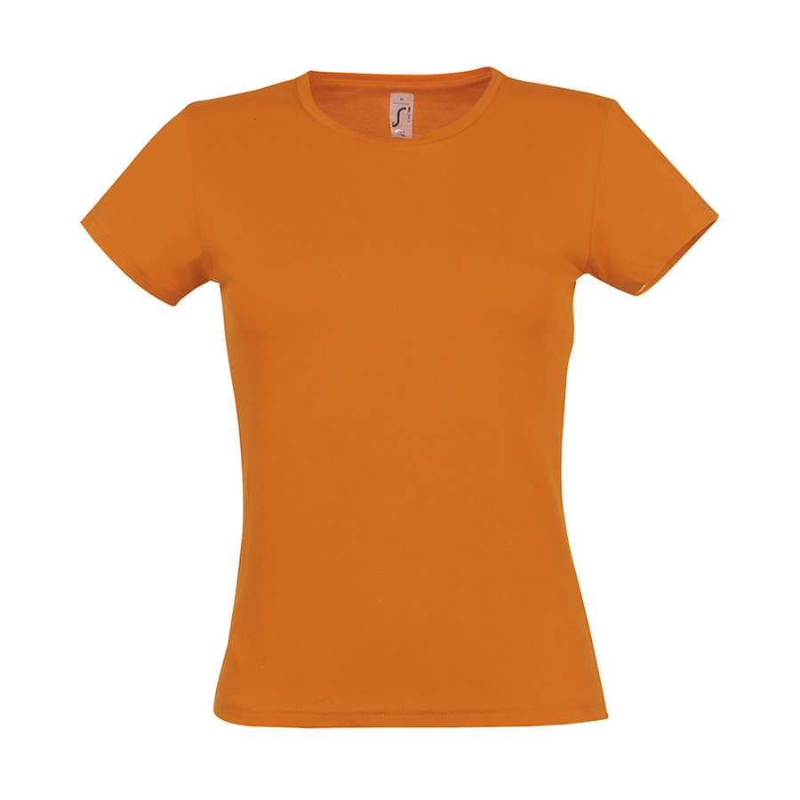 Футболка &quot;Miss&quot;, оранжевый_XL, 100% х/б, 150 г/м2