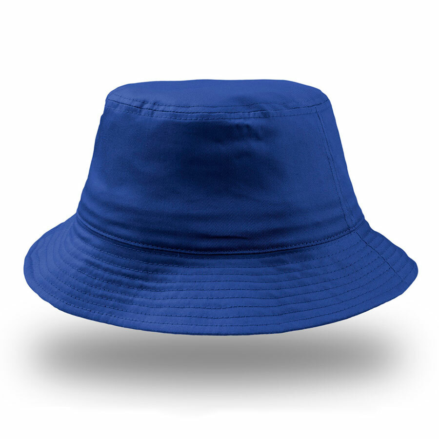 Панама &quot;BUCKET COTTON&quot;, ярко-синий, 100% хлопок, 180 г/м2