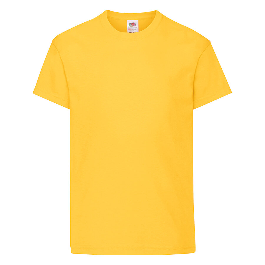 Футболка детская &quot;Kids Original T&quot;, желтый, 12-13 лет, 100% х/б,  145 г/м2