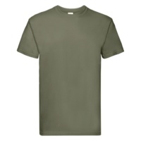 Футболка мужская &quot;Super Premium T&quot;, оливковый_2XL, 100% х/б, 205 г/м2
