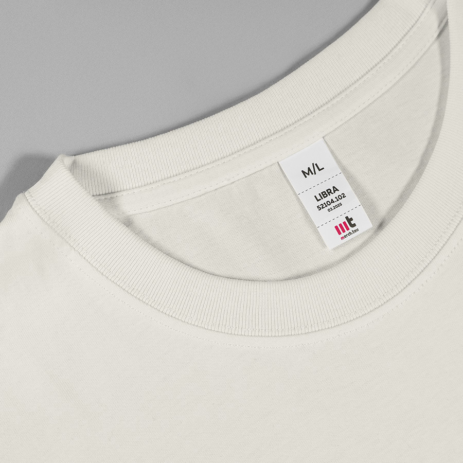 Футболка унисекс оверсайз LIBRA 220