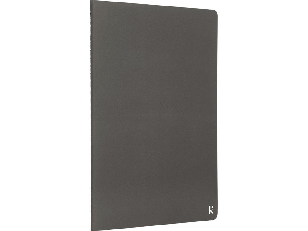 Комплект из двух блокнотов Karst® формата A5 с листами из каменной бумаги, slate grey