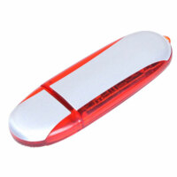 USB 2.0- флешка промо на 8 Гб овальной формы