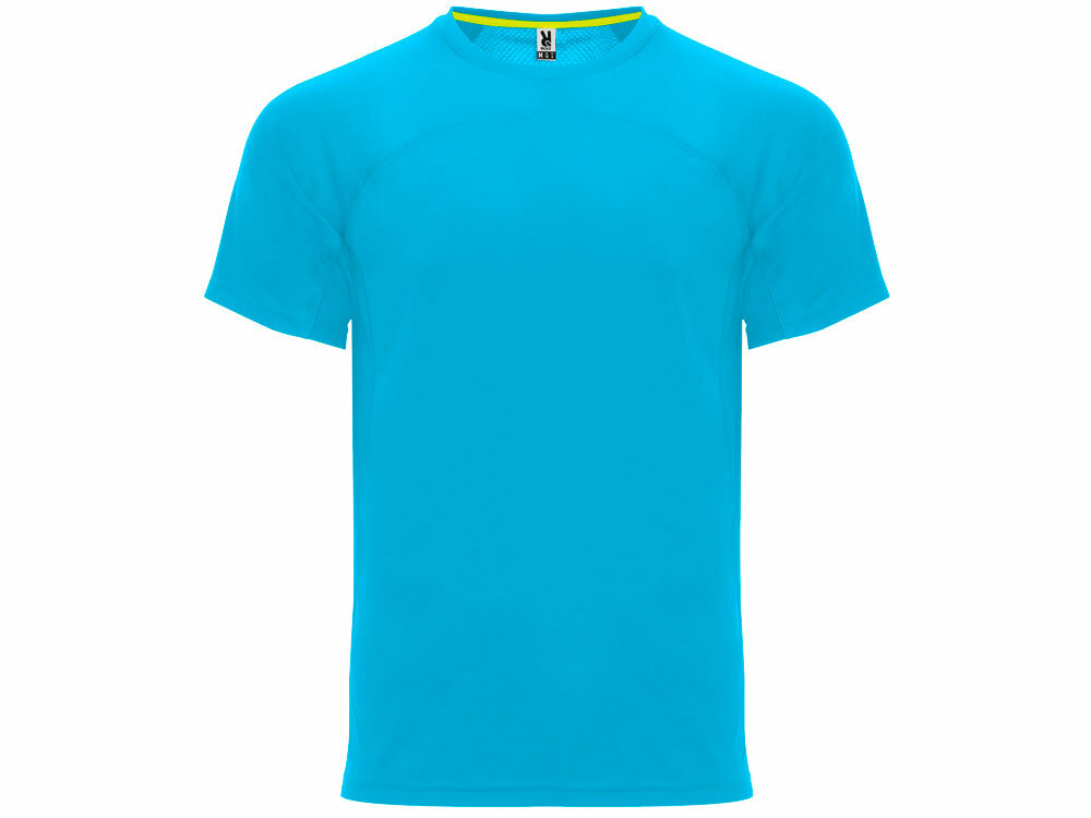 Футболка "Monaco" унисекс, бирюзовый