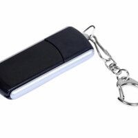 USB 2.0- флешка промо на 4 Гб с прямоугольной формы с выдвижным механизмом