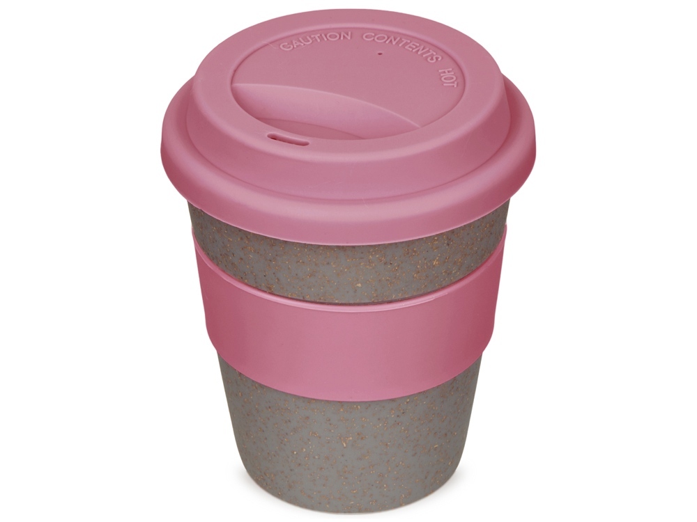 Стакан с силиконовой крышкой &quot;Cafe&quot;, dust pink