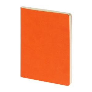 Бизнес тетрадь А5 &quot;Megapolis flex&quot; 60 л. soft touch клетка, оранжевый