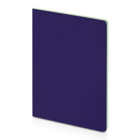 Бизнес-тетрадь А5 &quot;Pragmatic Contrast&quot;, 40 листов в клетку, фиолетовый с салатовым срезом