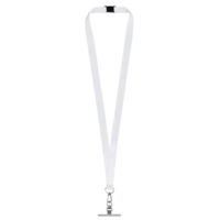 Ланъярд 2 см под сублимацию с трендовым карабином, замком обрыва и металлическим держателем для телефона, серебристый