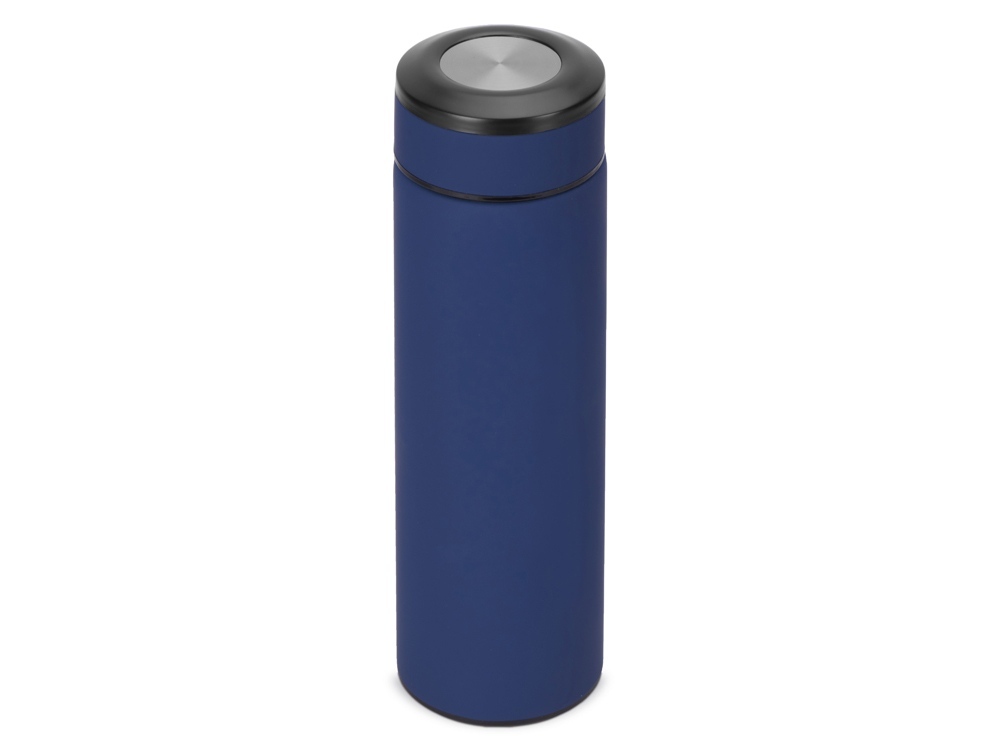 Вакуумный термос &quot;Vacuum Flask C1&quot;, soft touch, 420мл, темно-синий