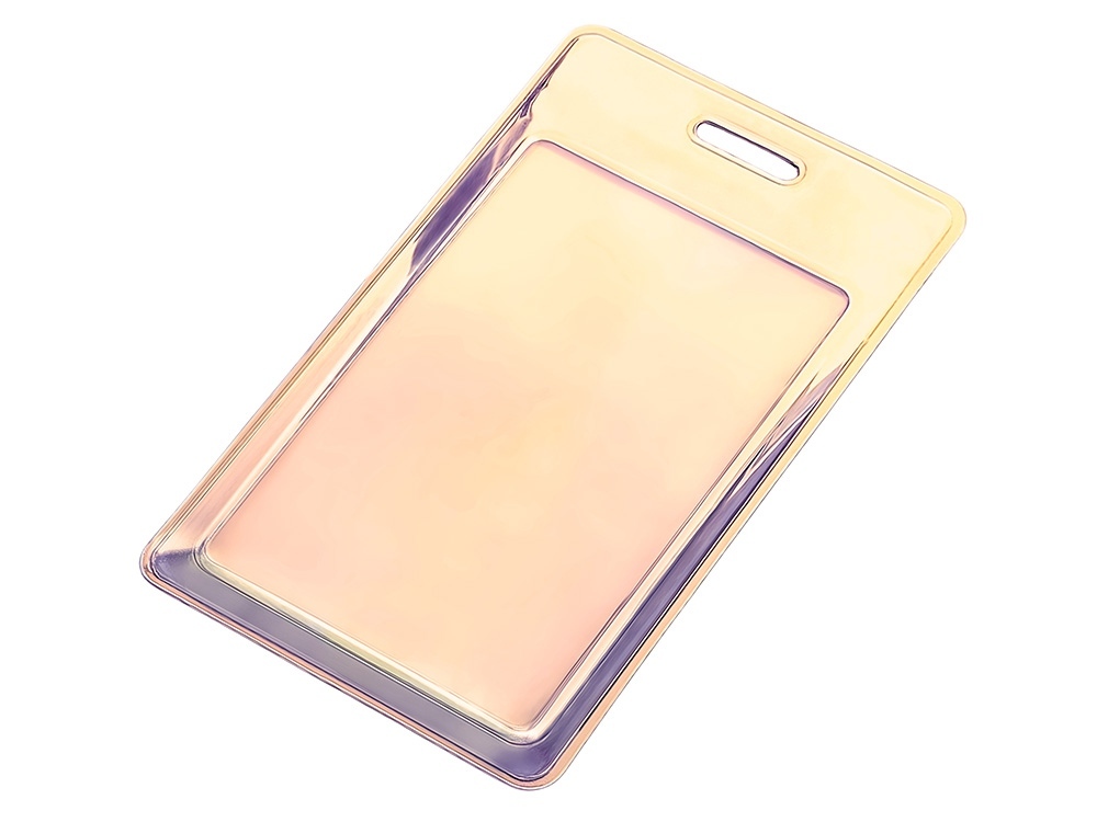 Чехол для пропуска переливающийся &quot;Aurora&quot;, мультицвет