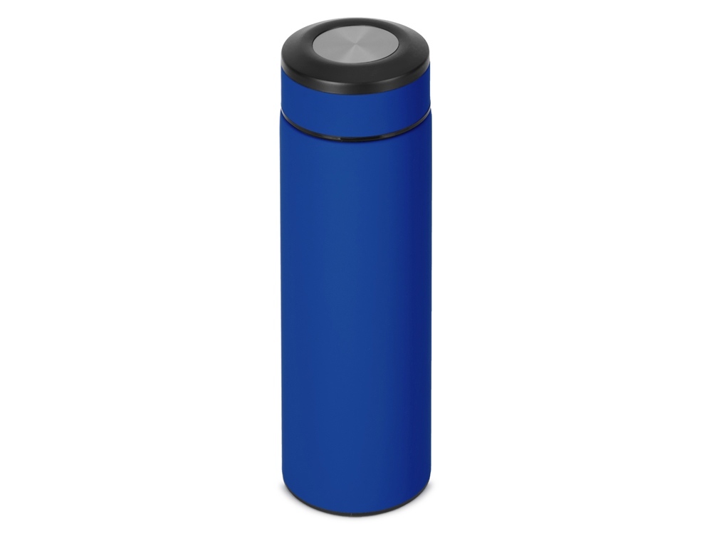 Вакуумный термос &quot;Vacuum Flask C1&quot;, soft touch, 420мл, синий